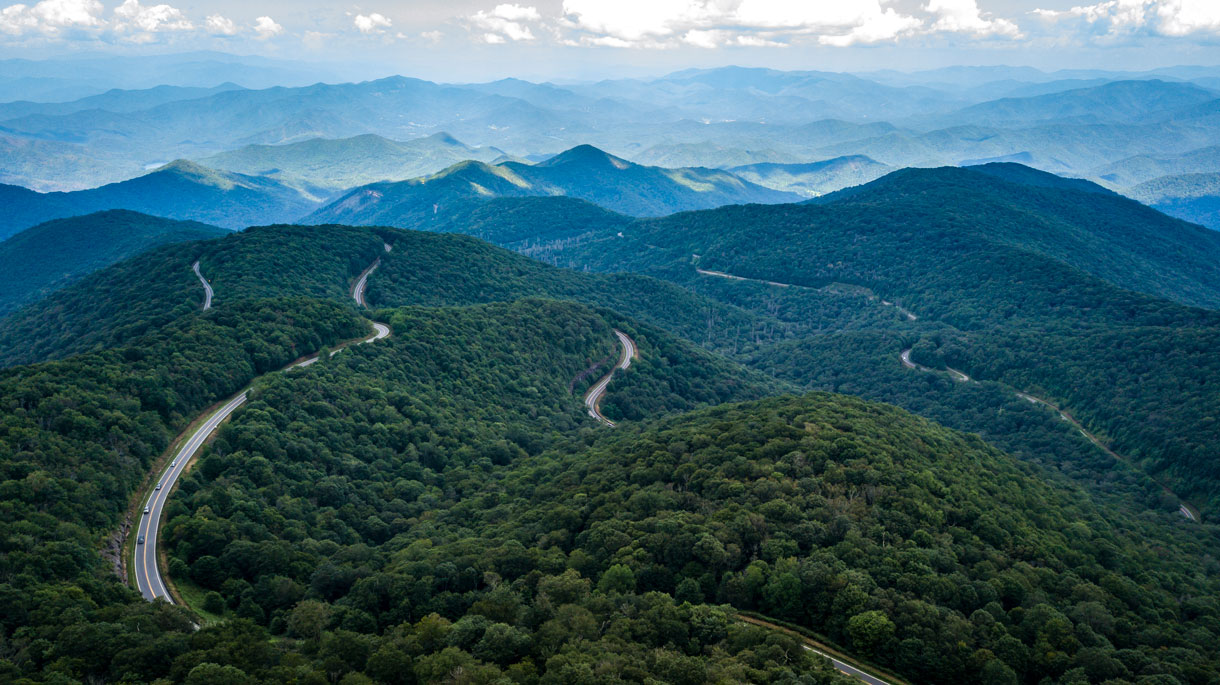 cherohala-skyway-drone